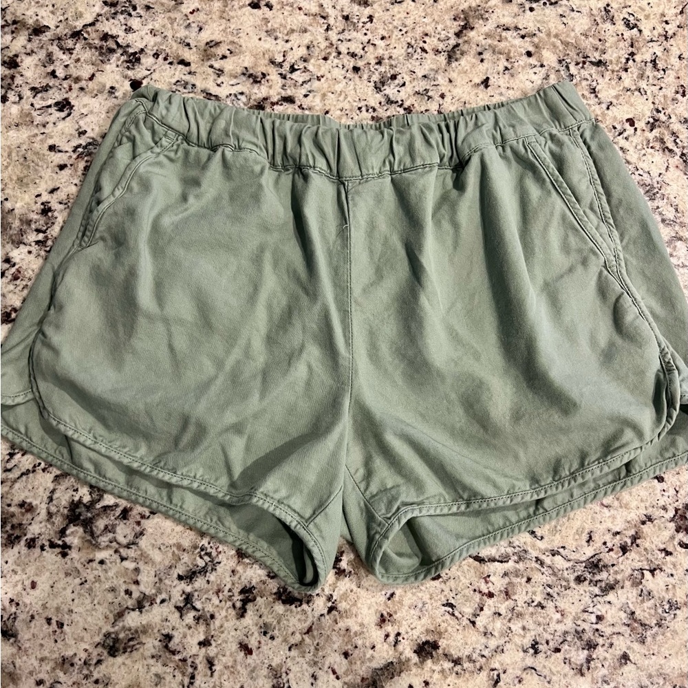Madewell Sage Green Shorts